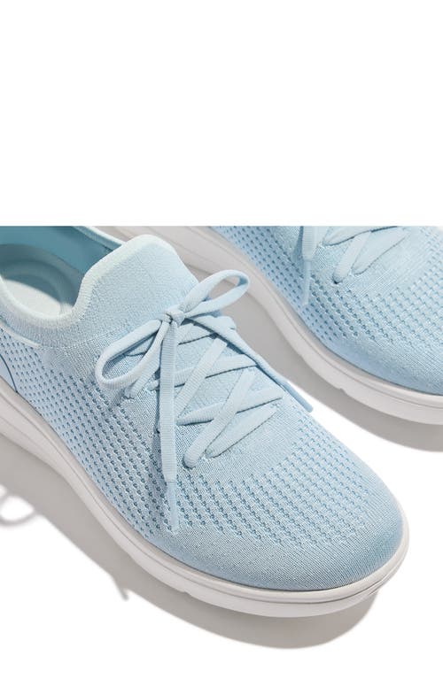 Fitflop Super-q Knit Sneaker In Sky Blue