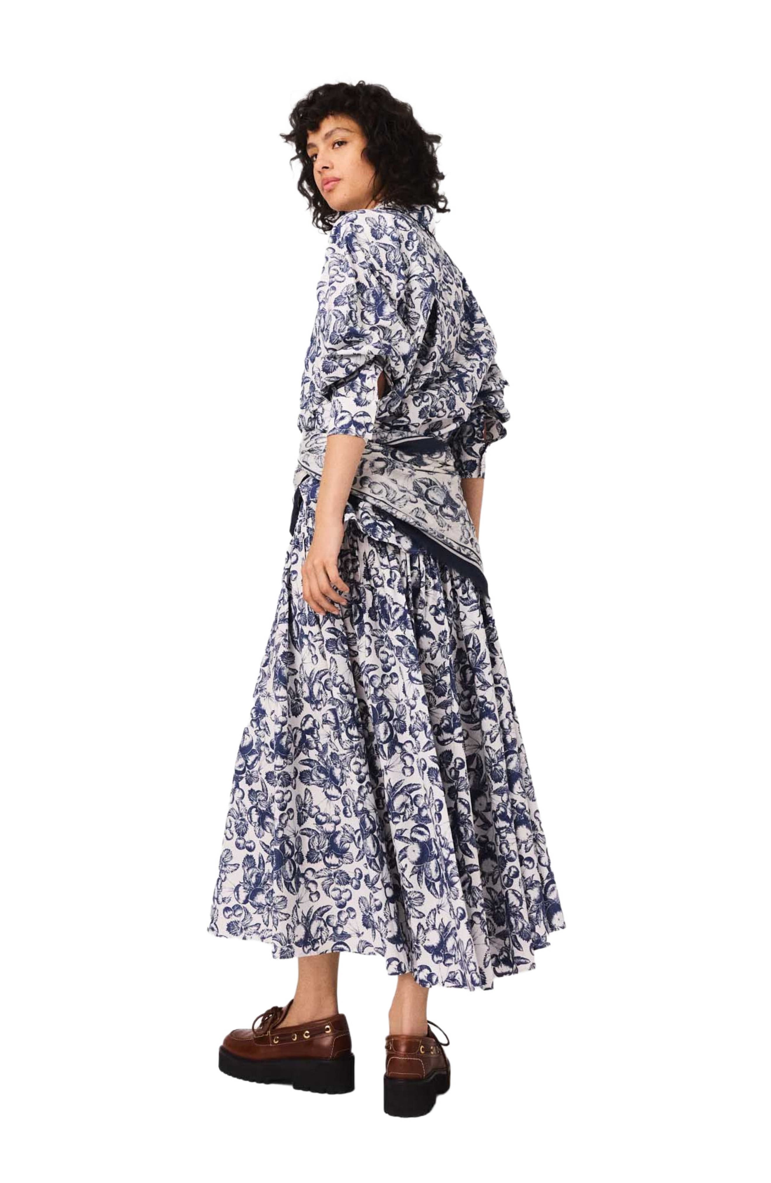 Fruit printed blouse - image 2