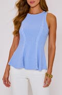 VICI Collection Maggie Sleeveless Peplum Sweater