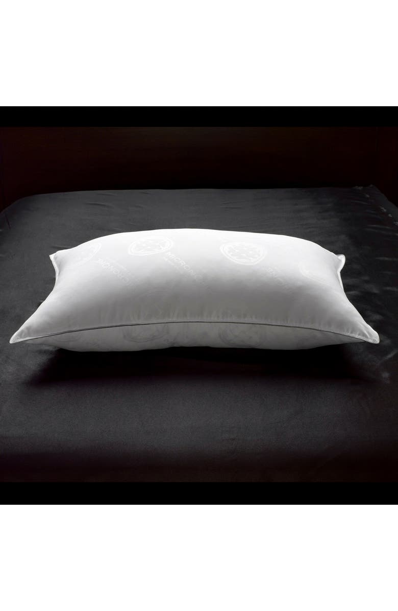 ELLA JAYNE HOME White Down Pillow, with MicronOne Dust Mite, Bedbug, and Allergen-Free Shell, Medium, for All Sleep Positions, Alternate, color, White