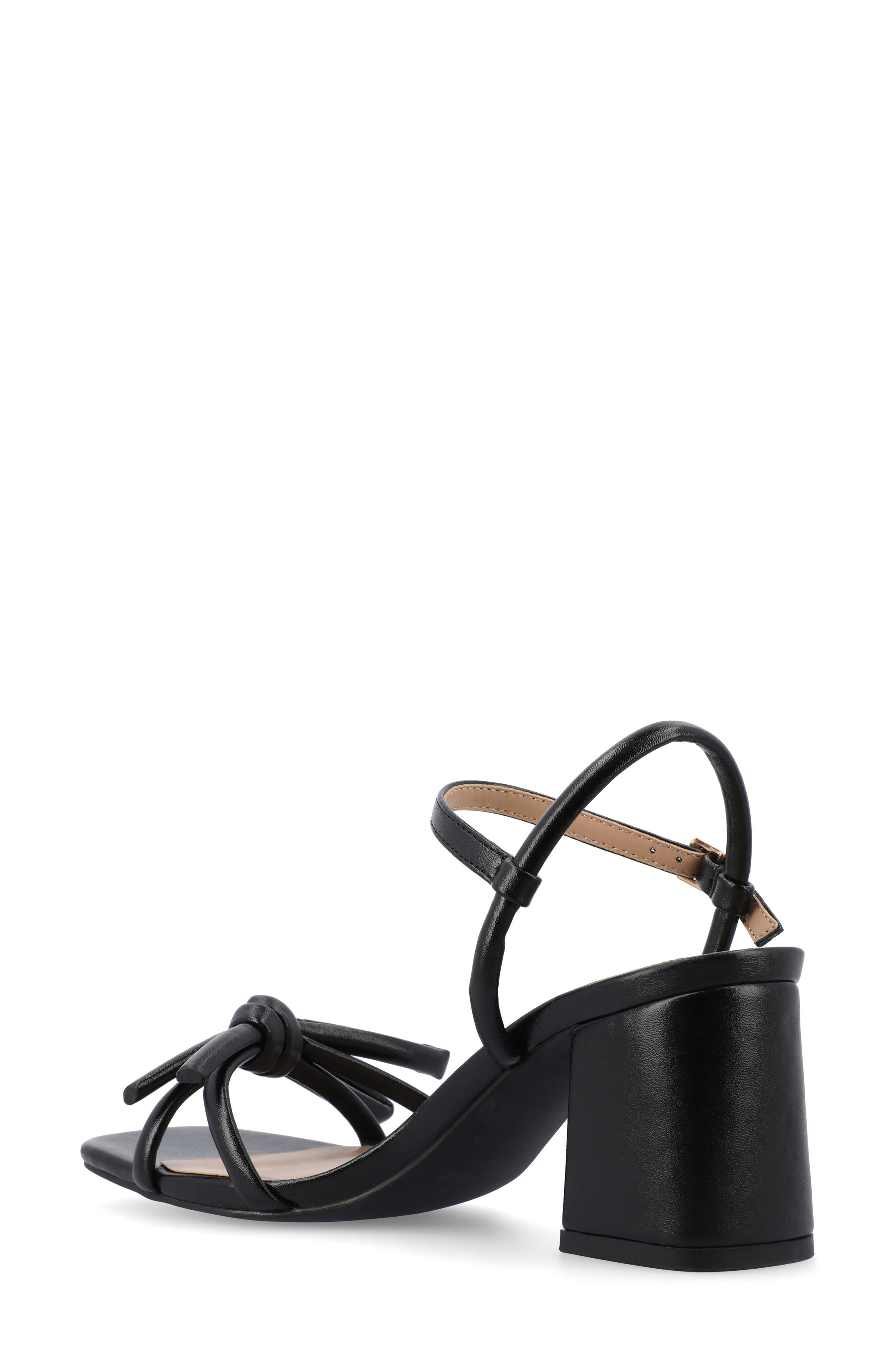 Journee Collection Meryl Block Heel Sandal, Alternate, color, Black