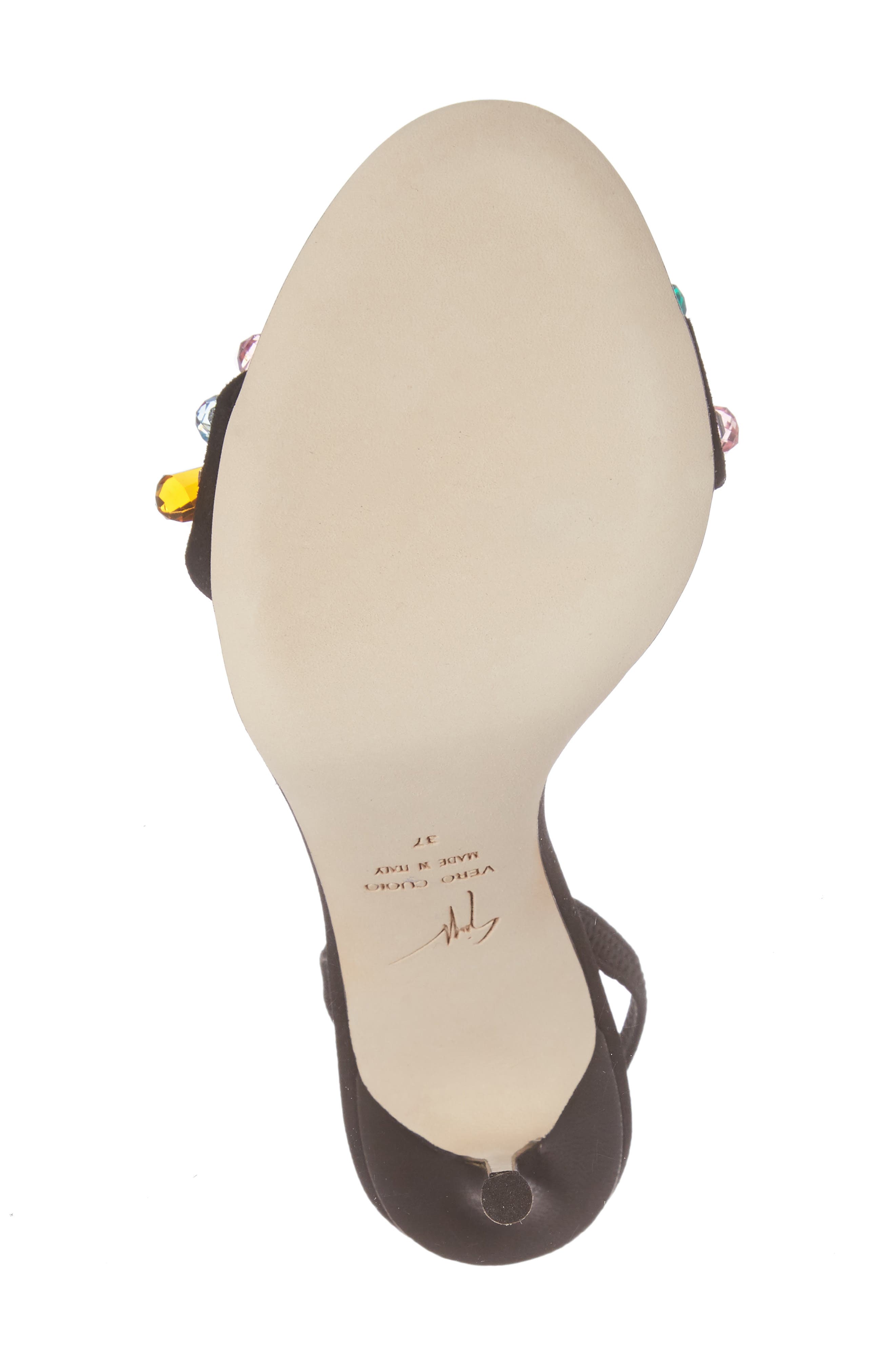 Giuseppe Zanotti Mistico Crystal Embellished Slingback Sandal, Alternate, color, 