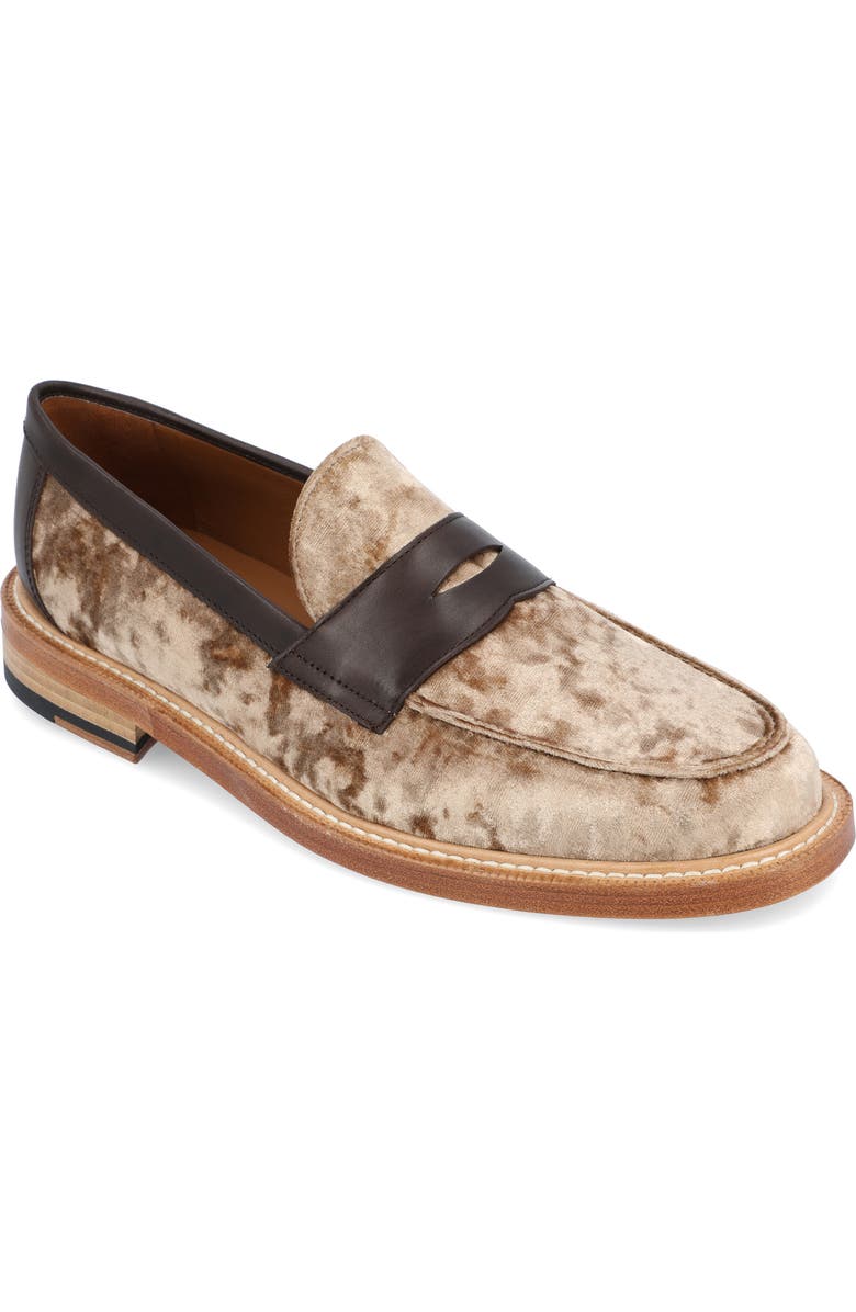 TAFT Fitz Suede Penny Loafer, Main, color,