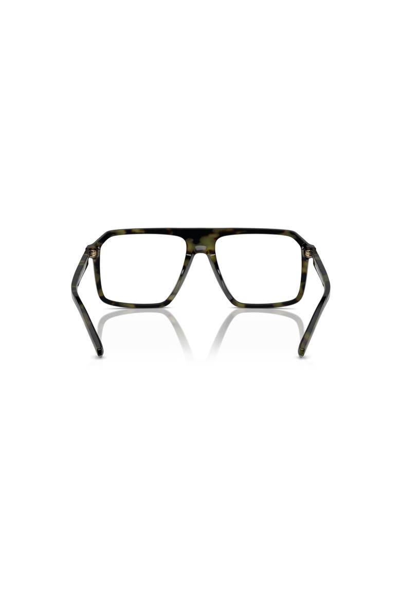 57mm Square optical glasses, Alternate, color, Green