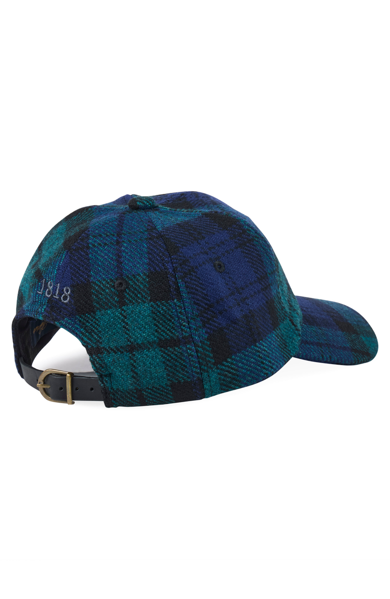 Brooks Brothers Black Watch Baseball Hat, Alternate, color, Blackwatch Plaid