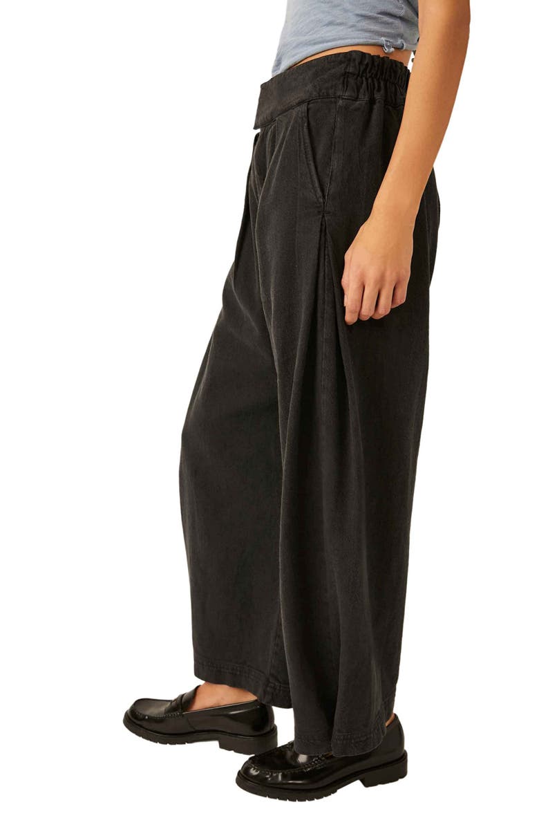 Free People Cool Harbor Wide Leg Denim Pants, Alternate, color, 