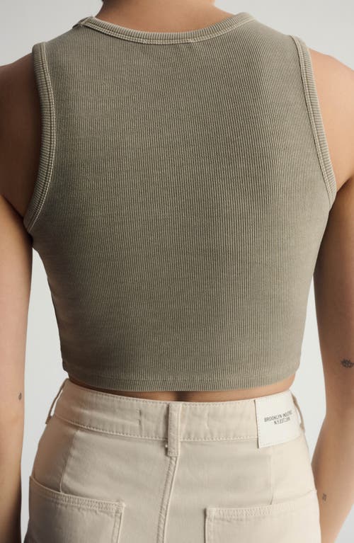 Brooklyn Industries Twig Rib Crop Tank