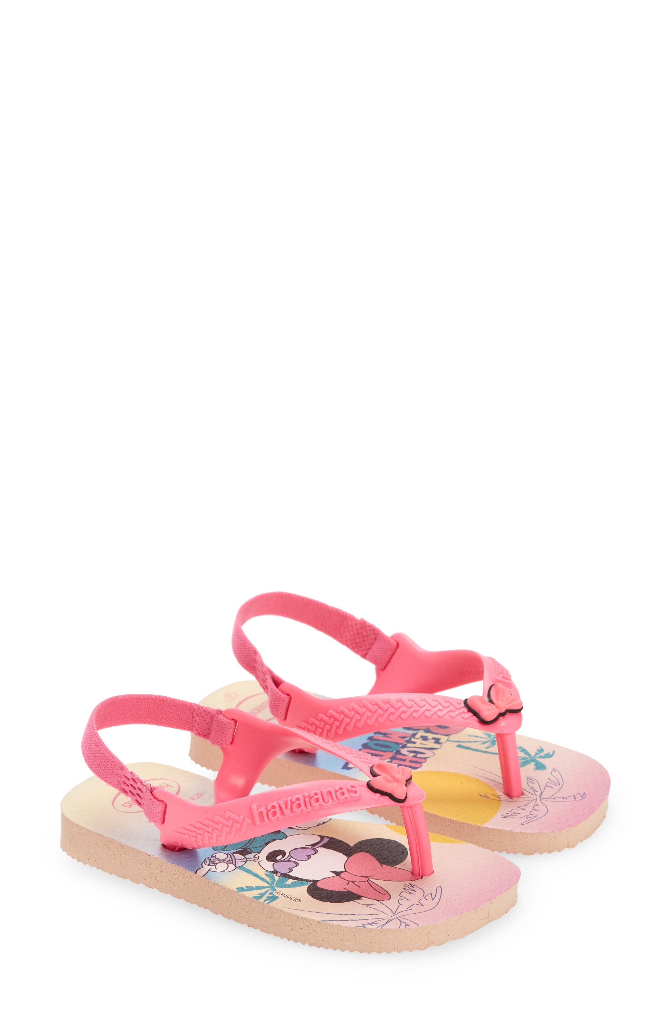 Baby Disney Classics Flip Flop, Alternate, color, PINK/ PINK