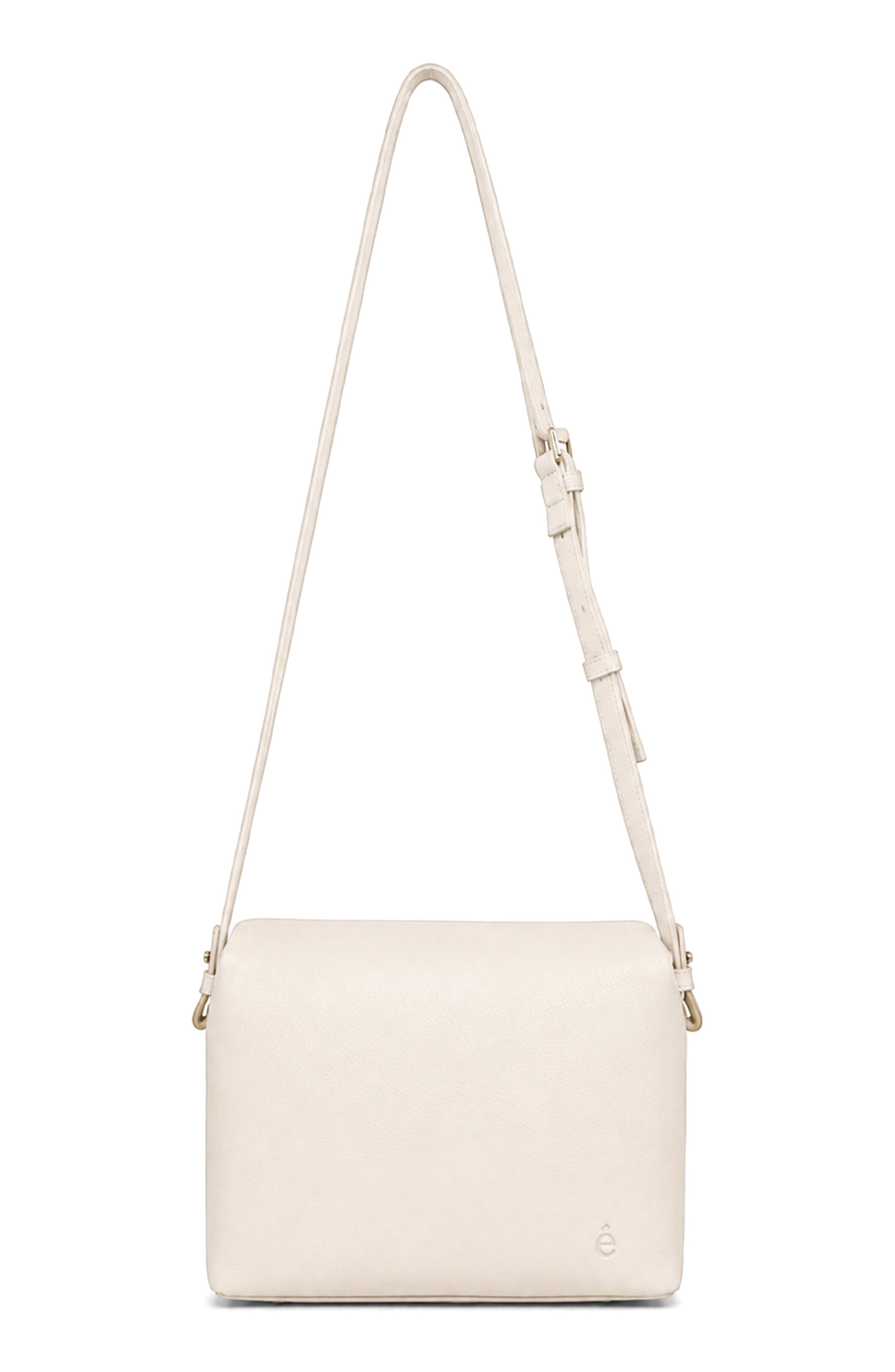 Agnes Leather Crossbody Bag, Alternate, color, WARM WHITE