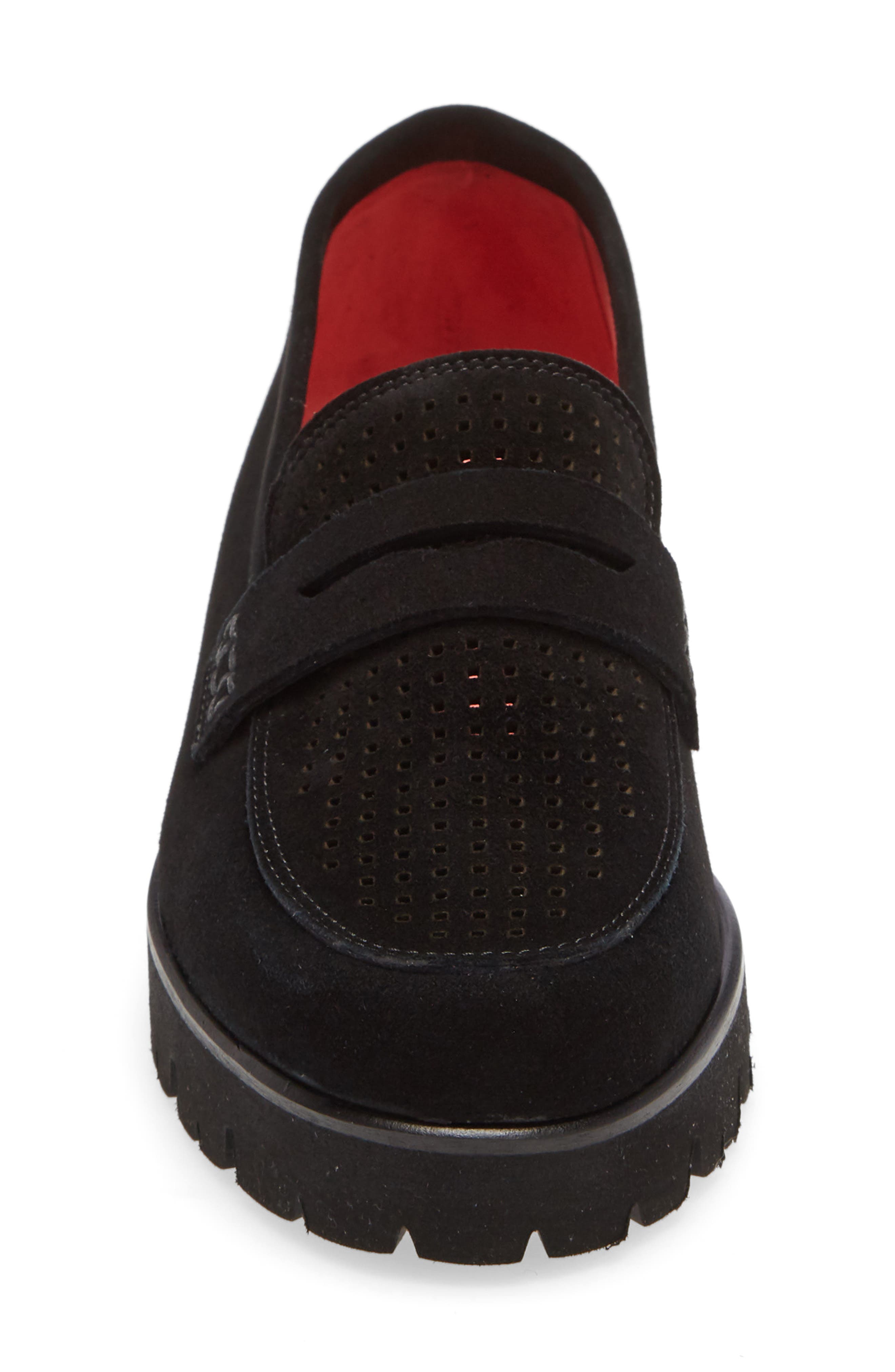 Pas de Rouge Kimmy Platform Penny Loafer, Alternate, color, 