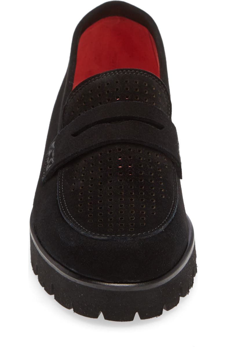 Pas de Rouge Kimmy Platform Penny Loafer, Alternate, color,