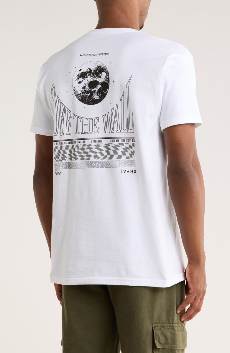 Vans Check Logo Cotton Graphic T-Shirt, Alternate, color, White