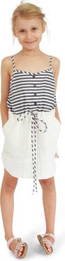 Belle & Bloom Bright Side Striped Mini Dress