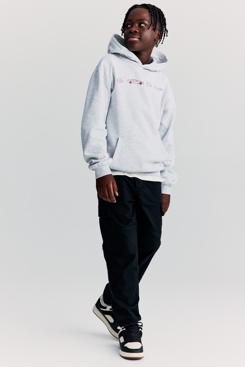 Cotton Cargo Joggers, Main, color, Black