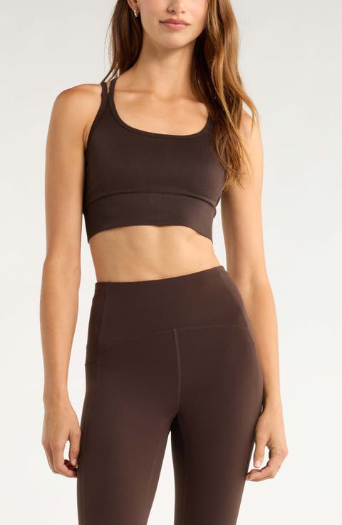 Seamless Strappy Sports Bra