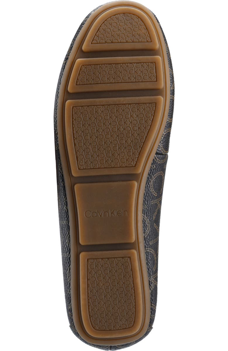 Calvin Klein Layne Buckle Loafer, Alternate, color, Brown Logo