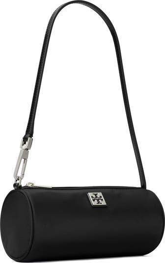 Virginia Nylon Cylinder Shoulder Bag