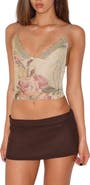 Tiger Mist Fenella Sequin Trim Crop Camisole