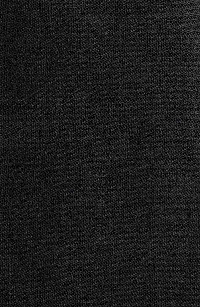 Stone Rose Nova Legacy Solid Black Stretch Cotton Blend Button-Up Shirt, Alternate, color, Black