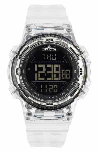 INVICTA Racing Silicone Strap Watch, 52mm