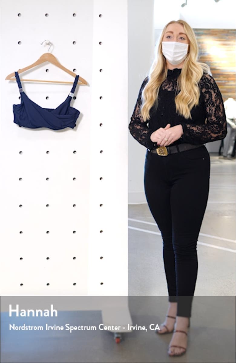 Surplice Underwire Bikini Top, sales video thumbnail