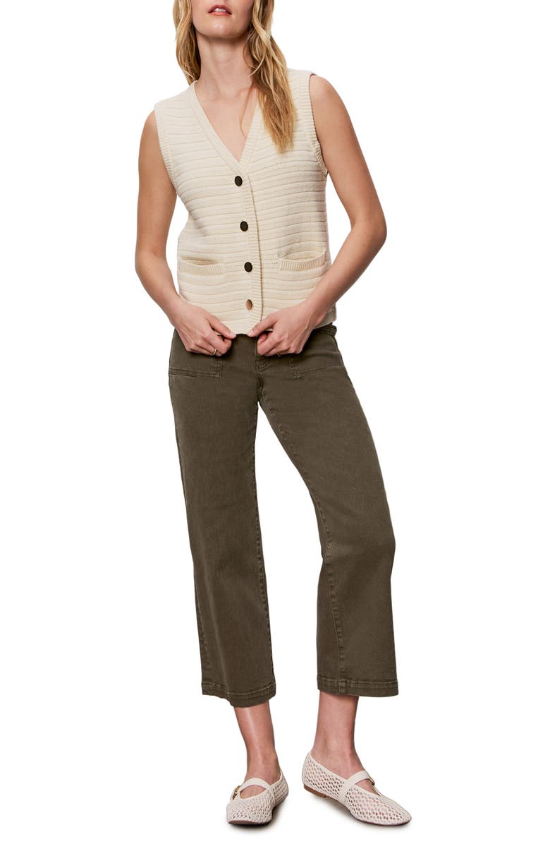 Sanctuary Textured Sweater Vest, Alternate, color, Macrame