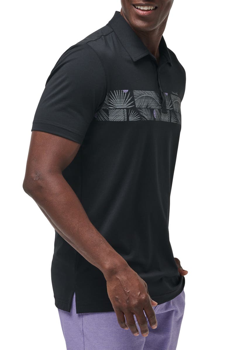 TravisMathew Sand Nap Graphic Polo, Alternate, color, Black