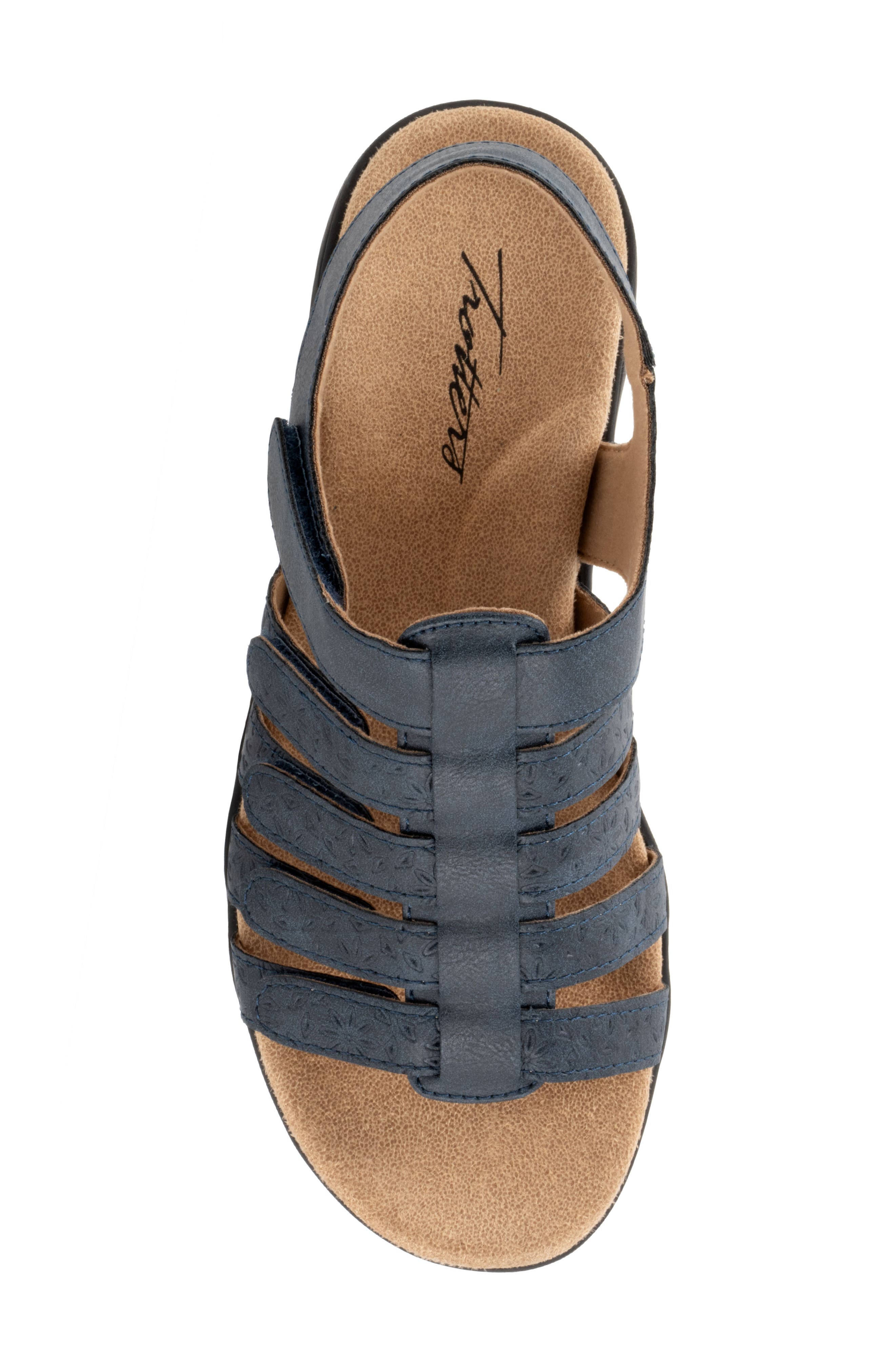 Trotters Tiki Tool Slingback Sandal, Alternate, color, Navy