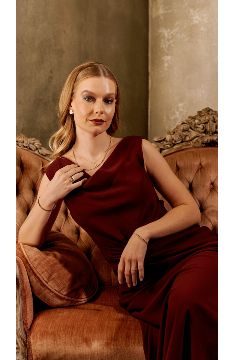 ZARUX Golden Halo Hoops 8mm, Alternate, color, Yellow Gold