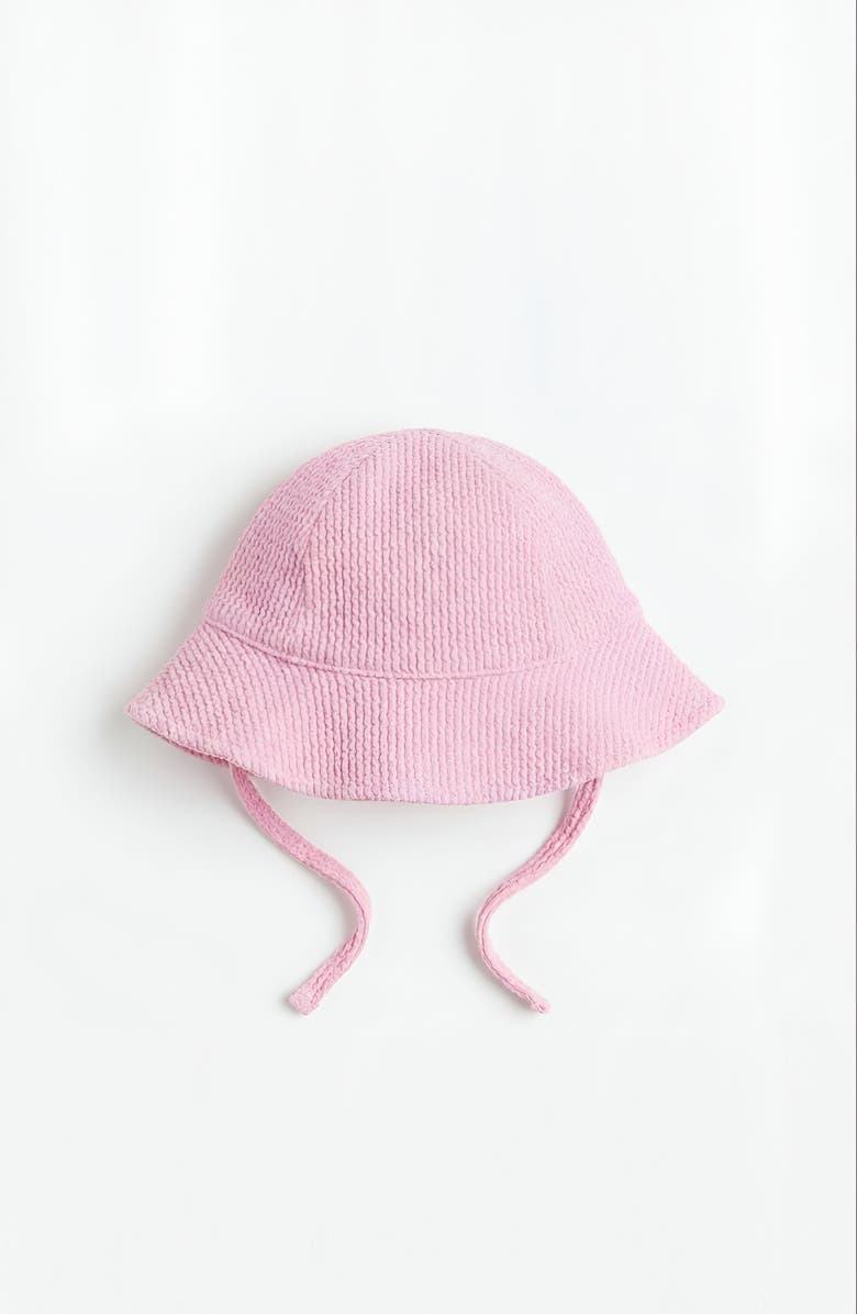 Limeapple Infant Crinkle Sunhat, Main, color, Pink