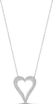 SHYMI Cutout Heart Pendant Necklace