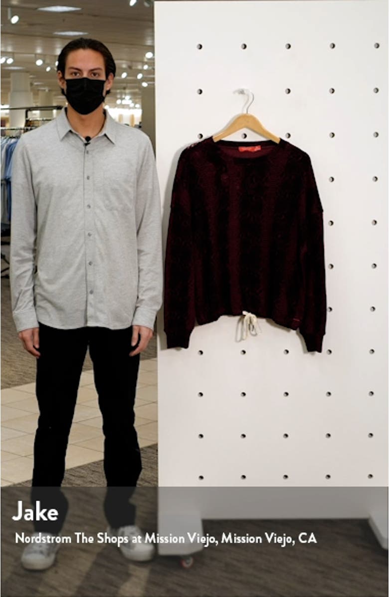 Olympia Distressed Sweatshirt, sales video thumbnail