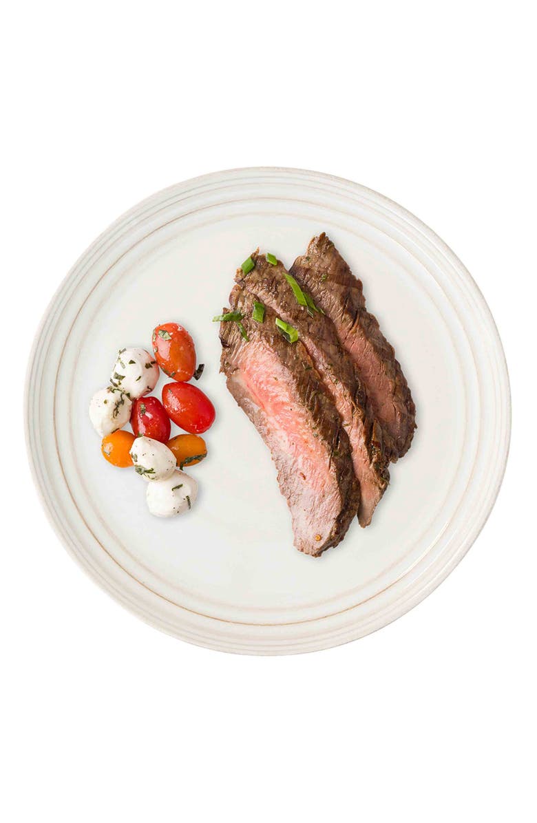 Juliska Bilbao Dinner Plate, Alternate, color, Whitewash