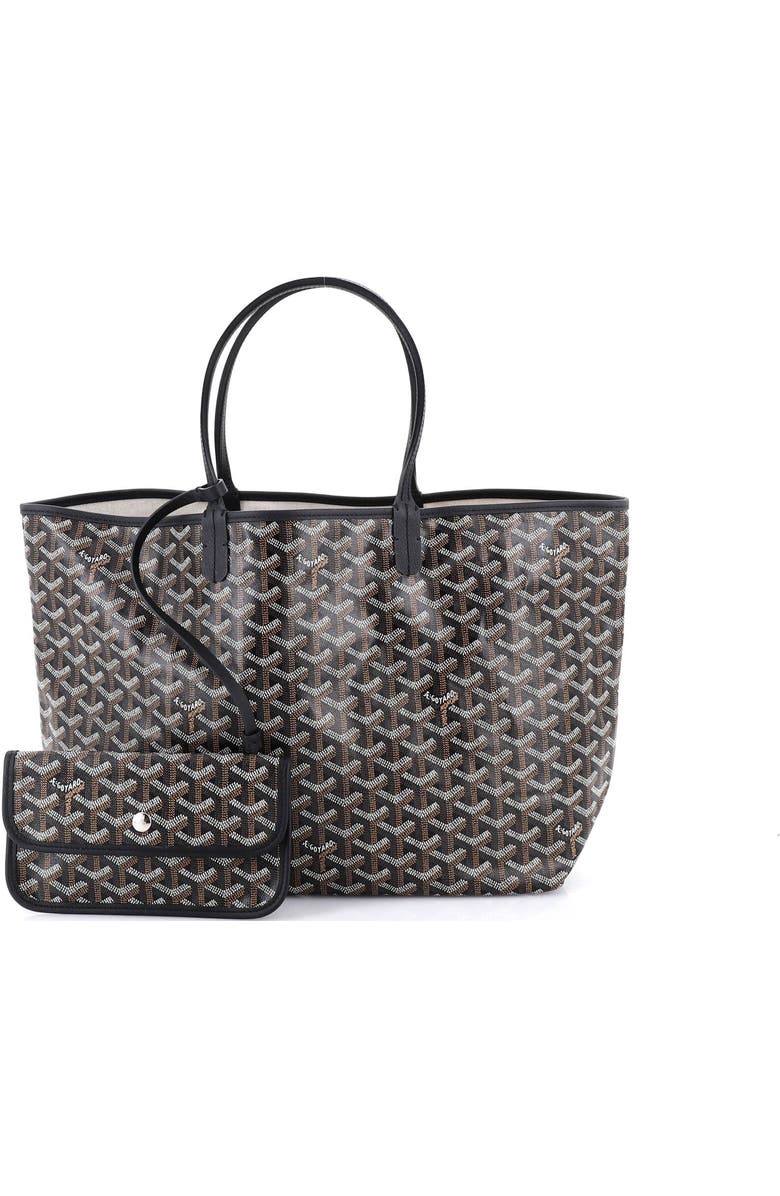 Pre-Owned Goyard Saint Louis Tote Coated Canvas PM, Alternate, color, Black