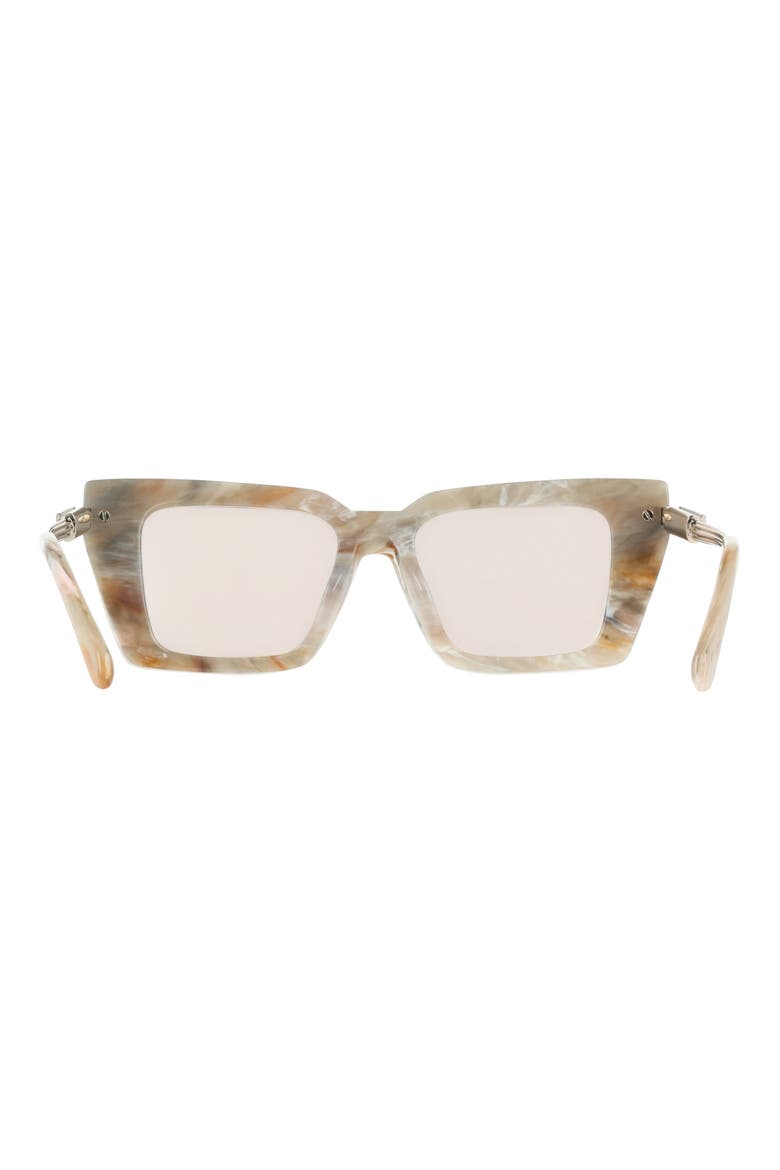 52mm Rectangular Sunglasses, Alternate, color, MARBLE