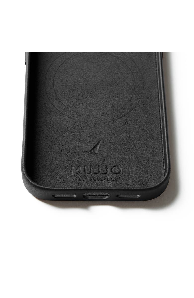 MUJJO Full Leather Case for iPhone 17 Pro, Alternate, color, Black