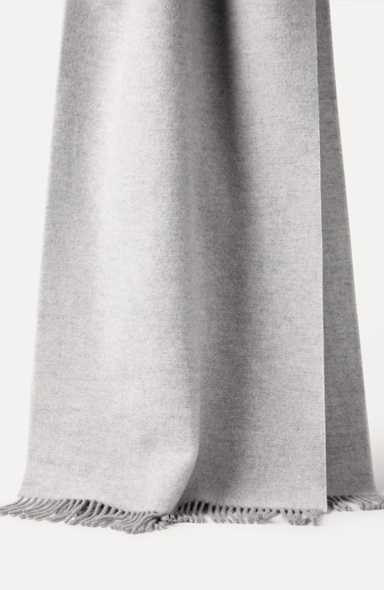 Brunello Cucinelli Knit scarf with hood, Alternate, color, Light Grey