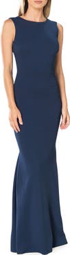 Dress the Population Leighton Sleeveless Mermaid Evening Gown