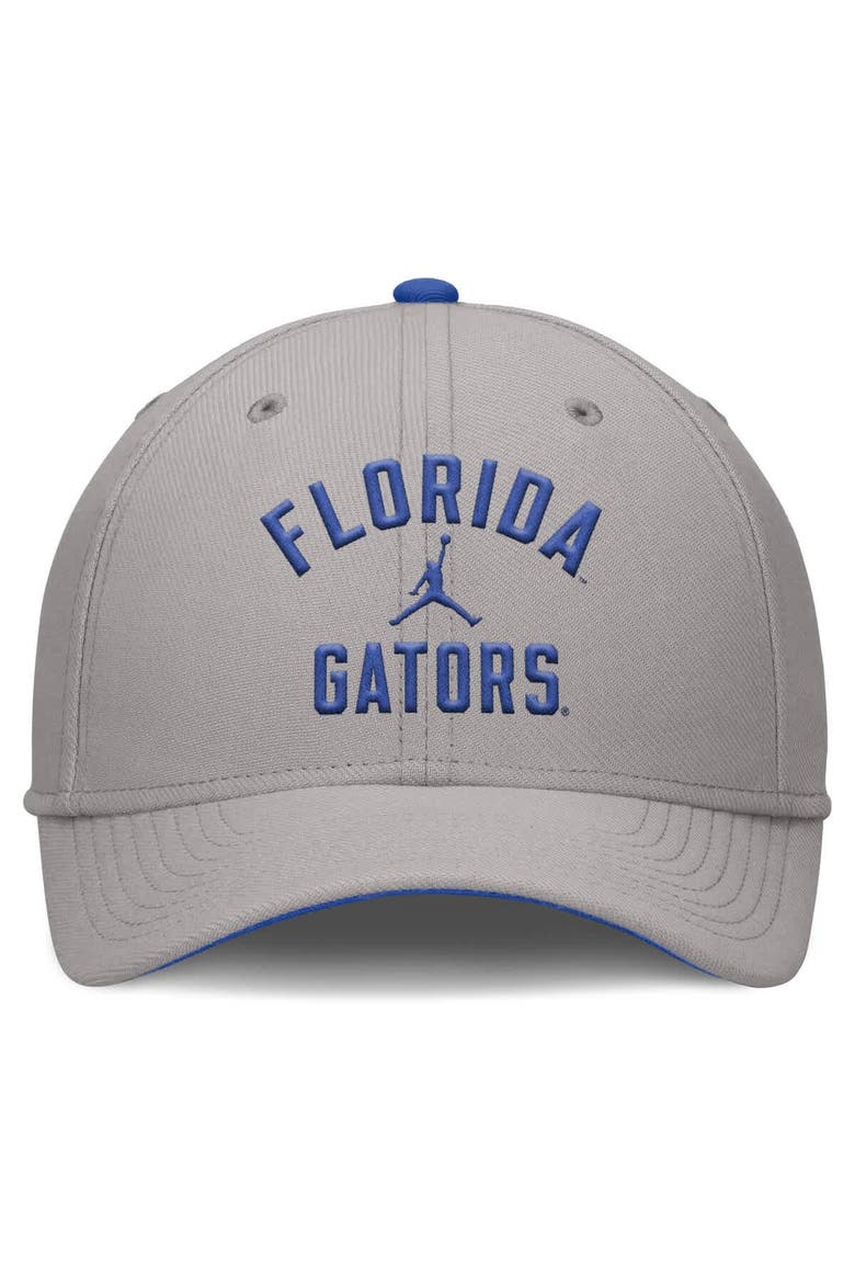 Men's Jordan Brand Gray Florida Gators Rise Prep Performance Flex Hat, Alternate, color, Gray