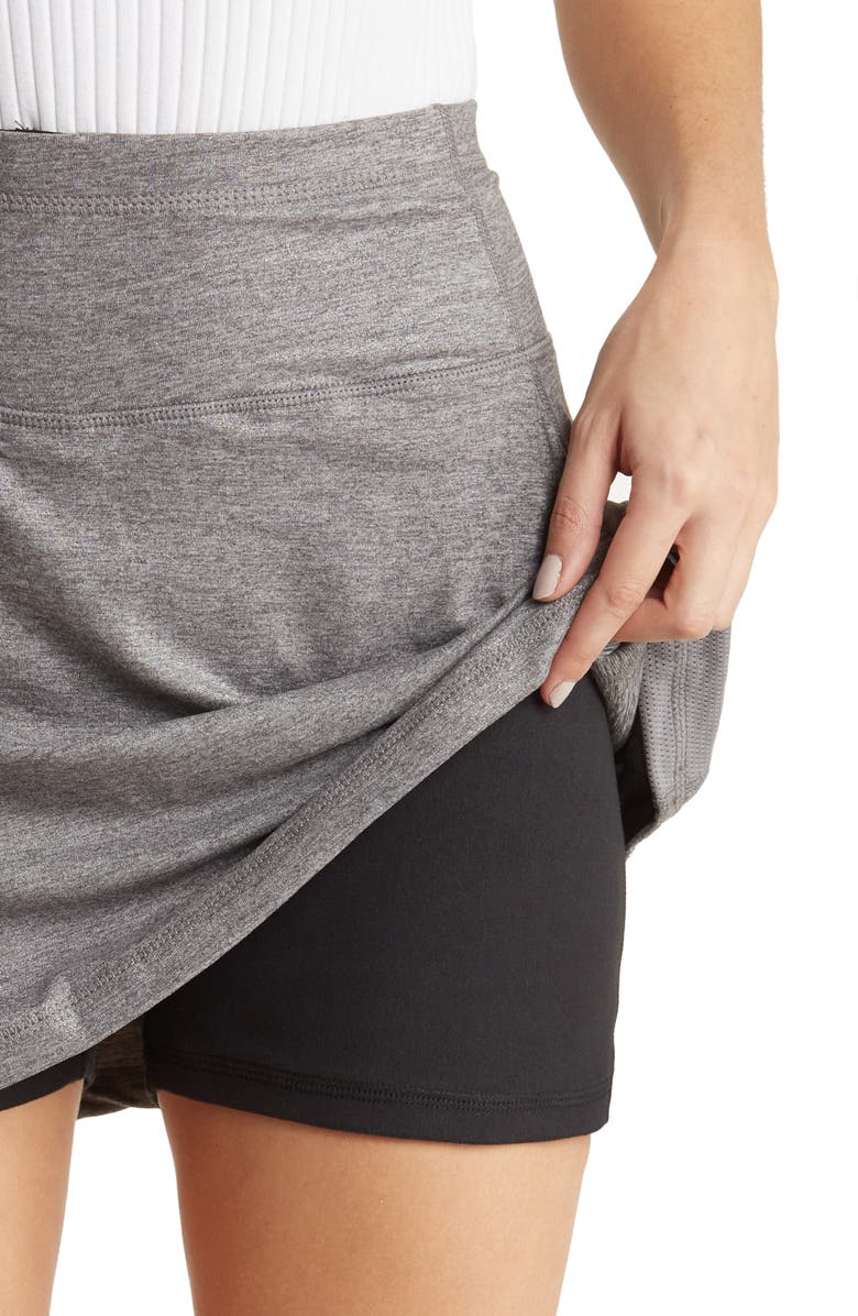 MAX STUDIO Renewal Foil Print Mesh Pocket Skort, Alternate, color, 