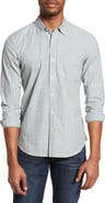 AG Nelson Slim Fit Stripe Sport Shirt
