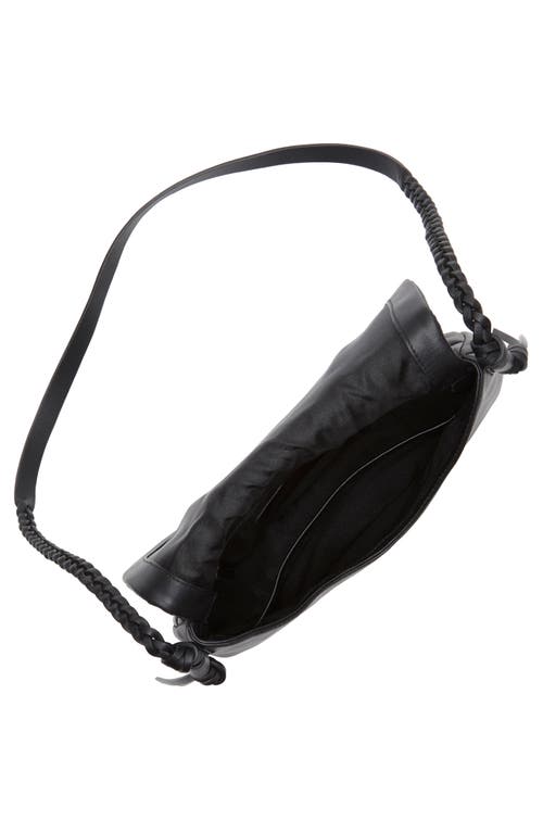 Vince Camuto Espen Leather Saddle Bag In Black