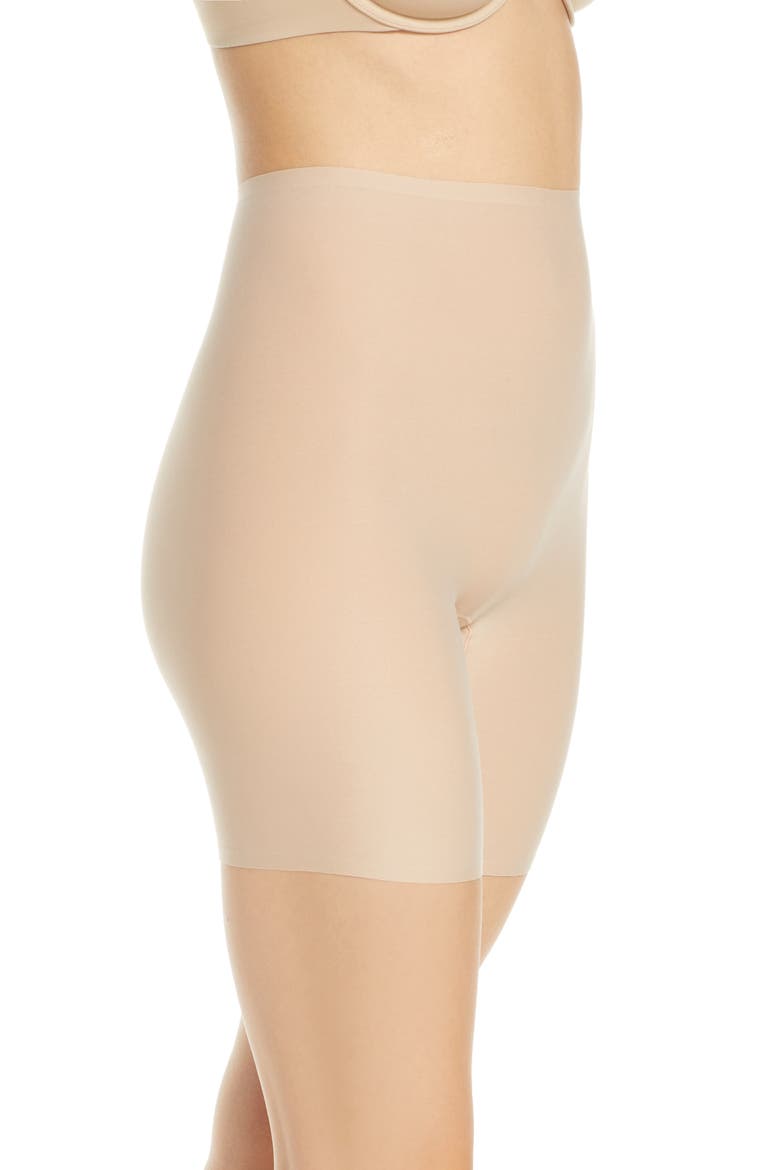Soft Stretch Seamless High Waist Mid-Thigh Shorts, Alternate, color, ULTRA NUDE