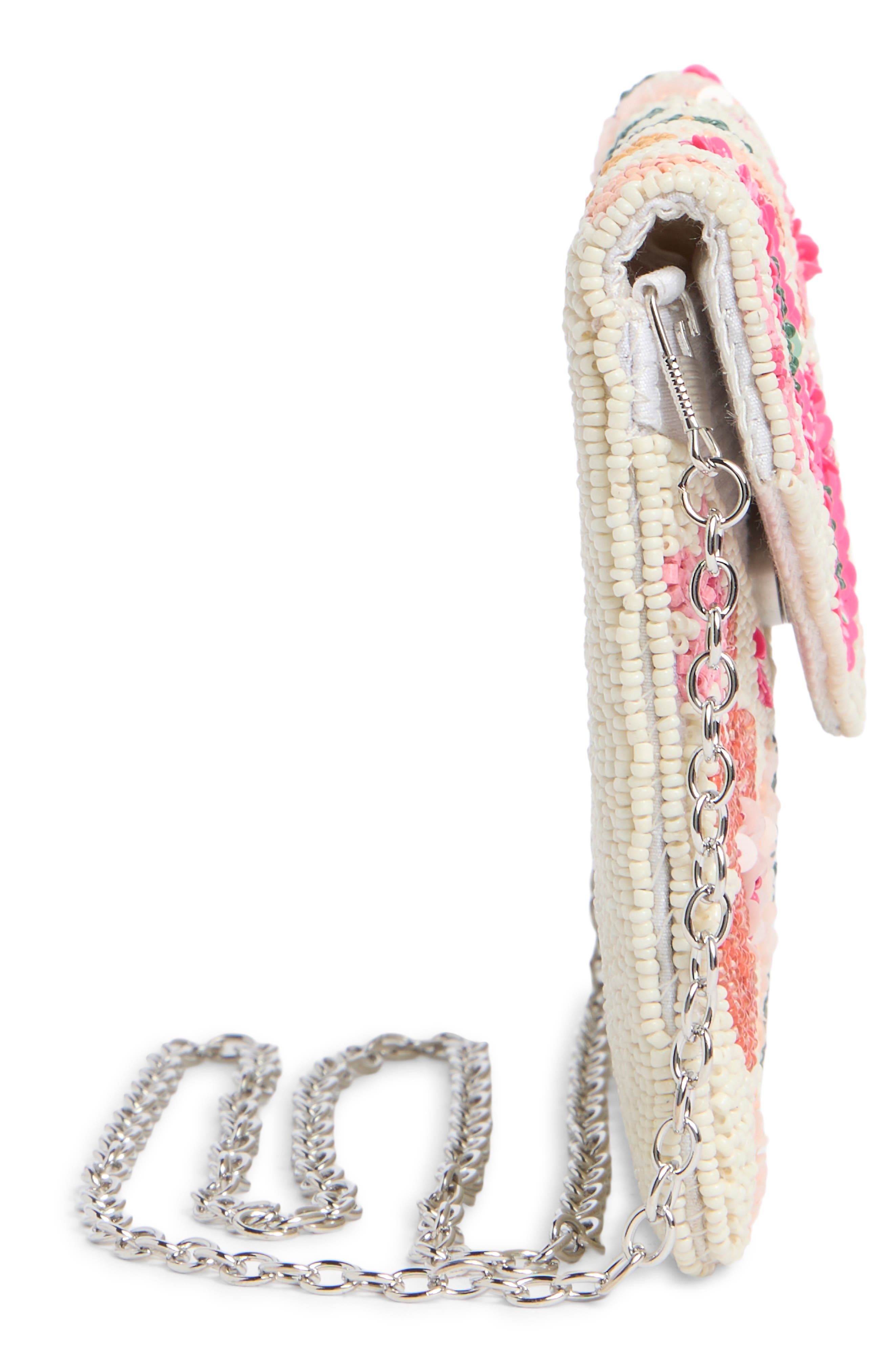 Collection XIIX Beaded Pop Floral Clutch, Alternate, color, 