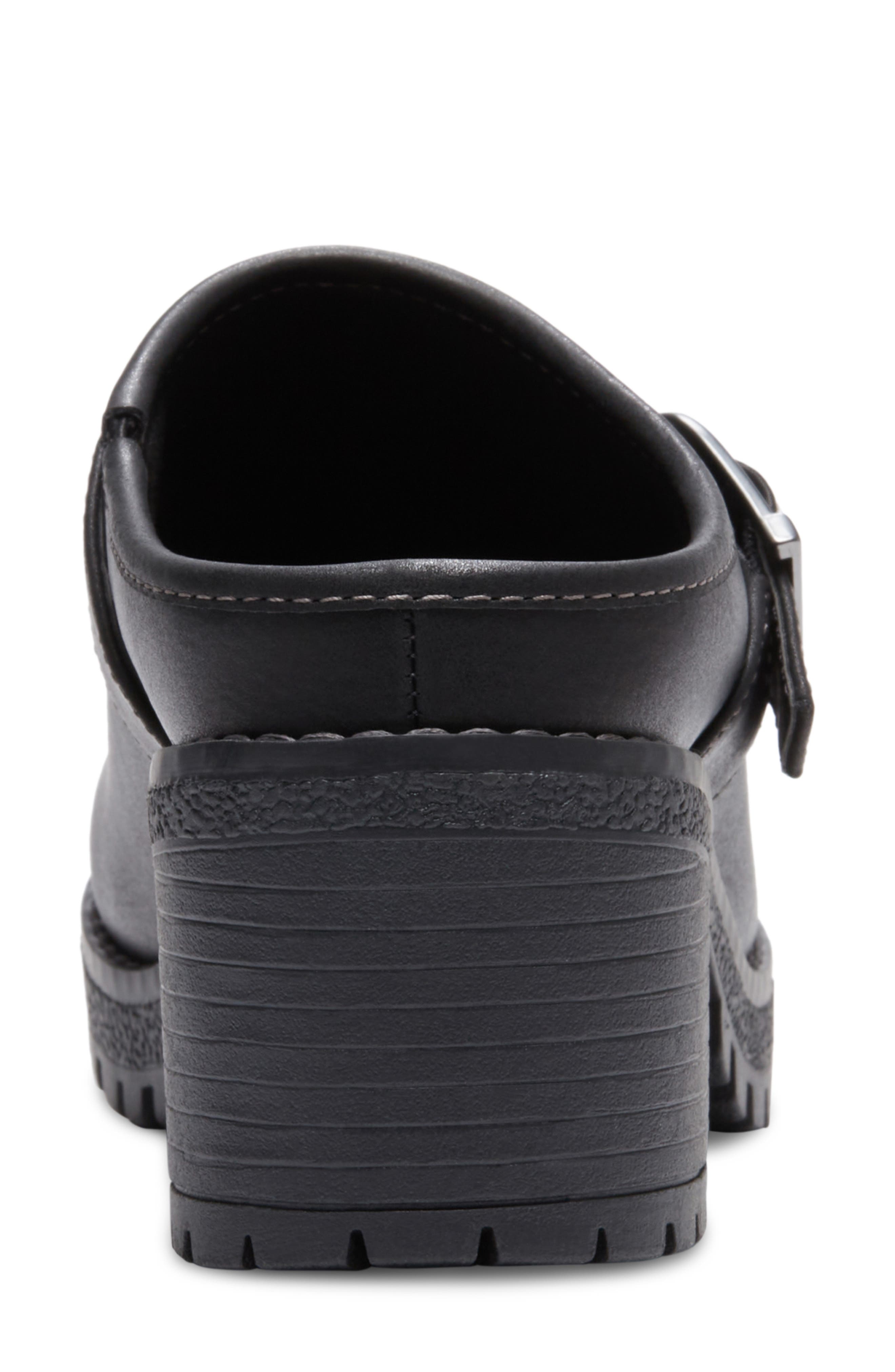 Eastland Nola Block Heel Lug Sole Clog, Alternate, color, 