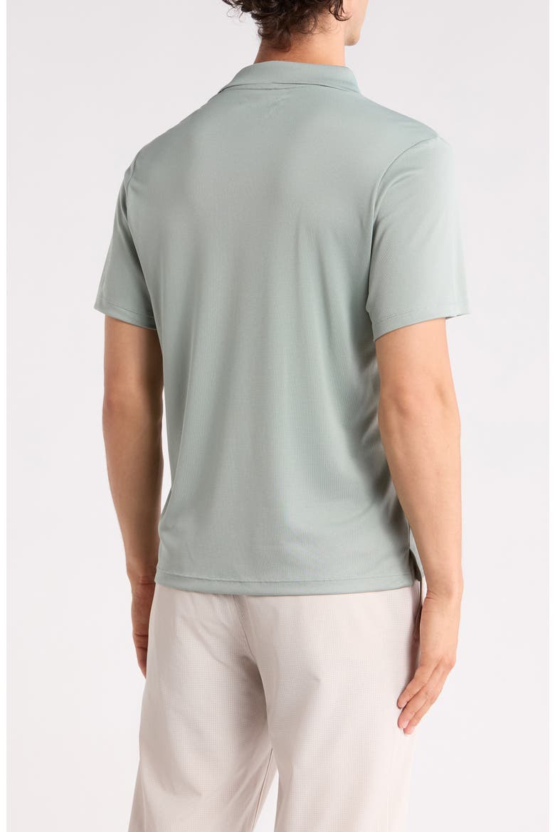 Textured Knit Golf Polo, Alternate, color, GREEN SLATE