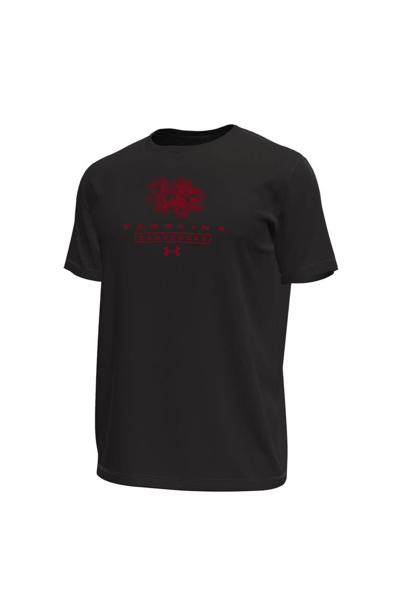 Under Armour Men's Under Armour Black South Carolina Gamecocks Stack Stretch Performance T-Shirt, Alternate, color, Black