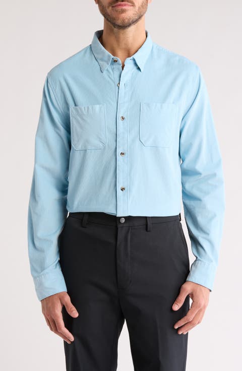 Barrel of Laughs Cotton Button-Up Shirt
