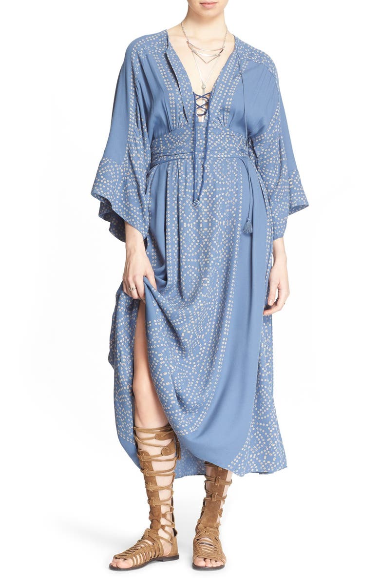 Free People 'Modern Kimono' Maxi Dress, Main, color,