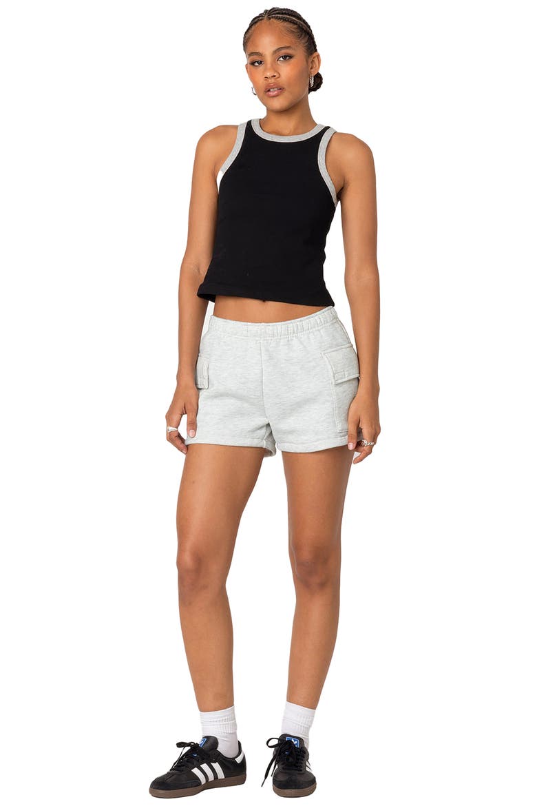 Wes Contrast Trim Tank Top, Alternate, color, BLACK
